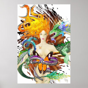Póster tatuaje 2 vida censurada