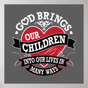 Póster Tatuaje de la adopción