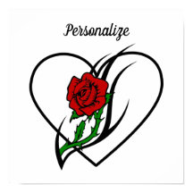 Tatuaje de la rosa roja