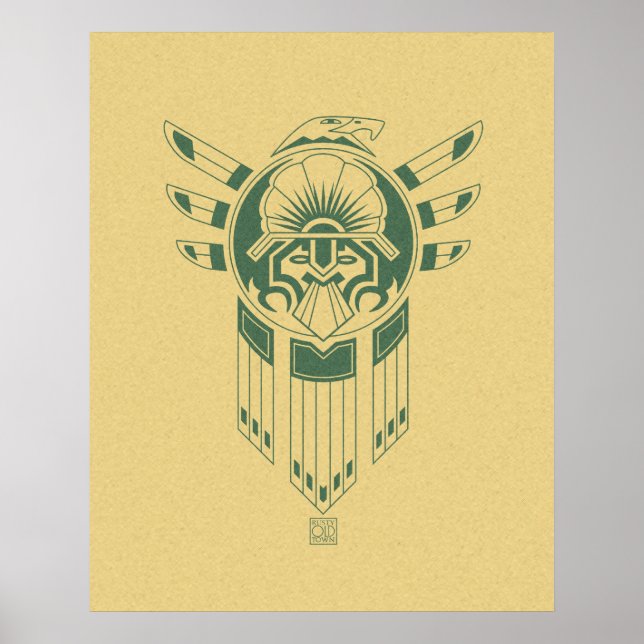 Póster Tatuaje de pájaro inca (Frente)