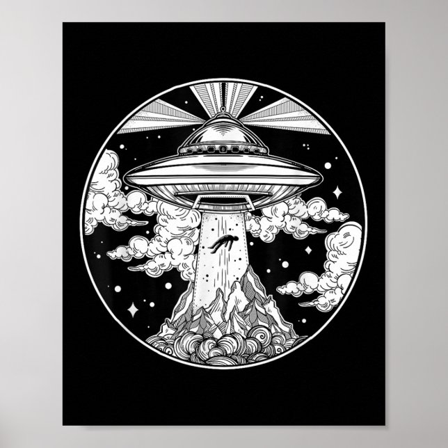 Póster Tatuaje espacial alienígena - Ufo 51 Area Roswell  (Frente)