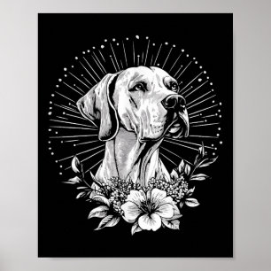 Póster Tatuaje estilo retro de Great Dane Dog Lover