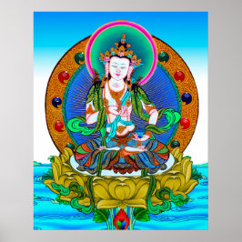 Póster Tatuaje mandala del tibetano de Guay thangka Vajra