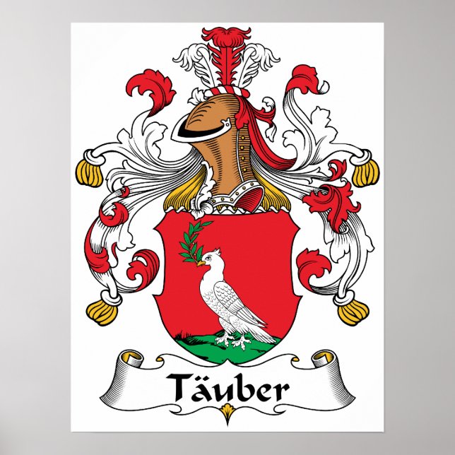 Póster Tauber Family Crest (Frente)