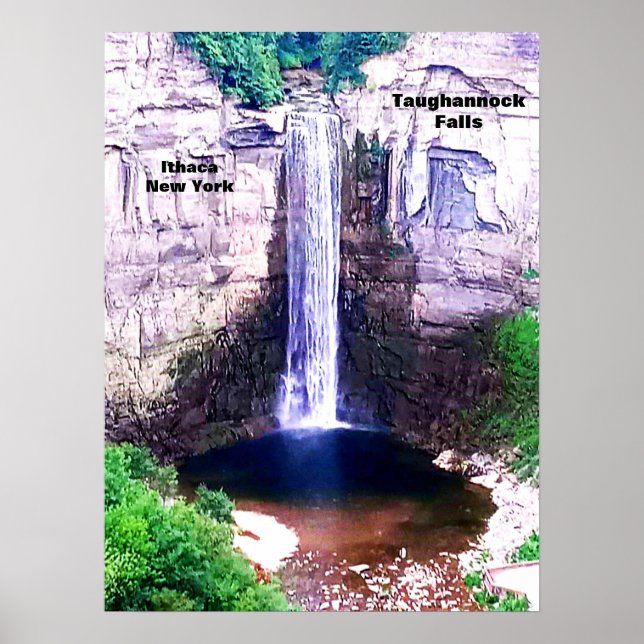 PÓSTER TAUGHANNOCK FALLA POSTER ITHACA (Frente)
