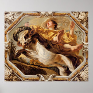 Póster Tauro, de los Rótulos del zodiaco