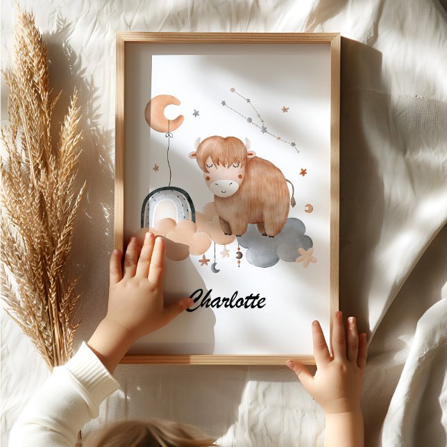Póster Taurus Baby - Tu Pequeña Nursera Zodiaca Bull (Subido por el creador)