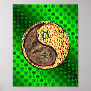 Póster Taurus & Fire Goat