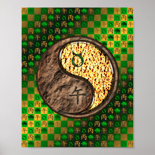 Póster Taurus y Caballo de Fuego