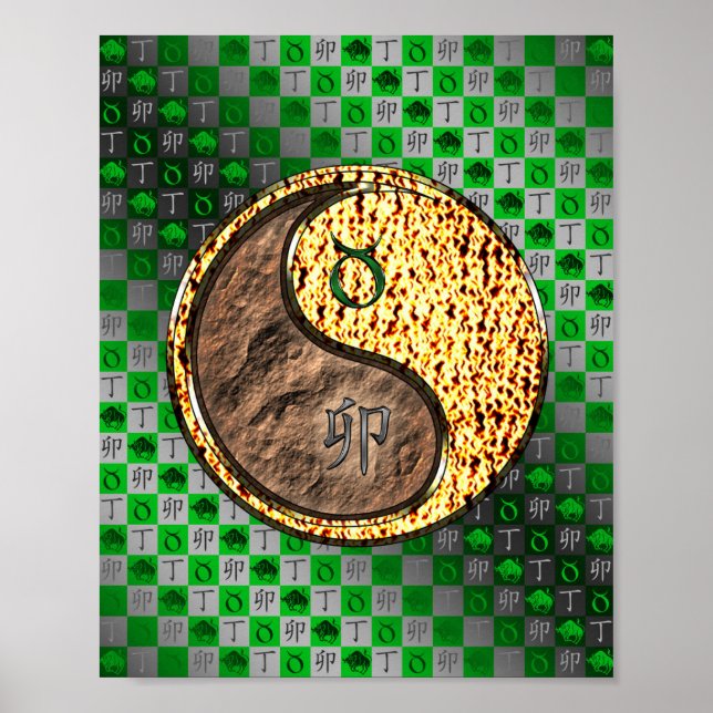 Póster Taurus y Conejo de Fuego (Frente)