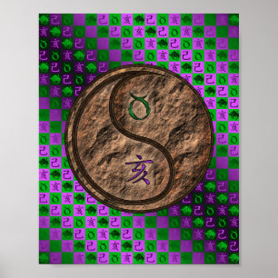 Póster Taurus y Earth Boar