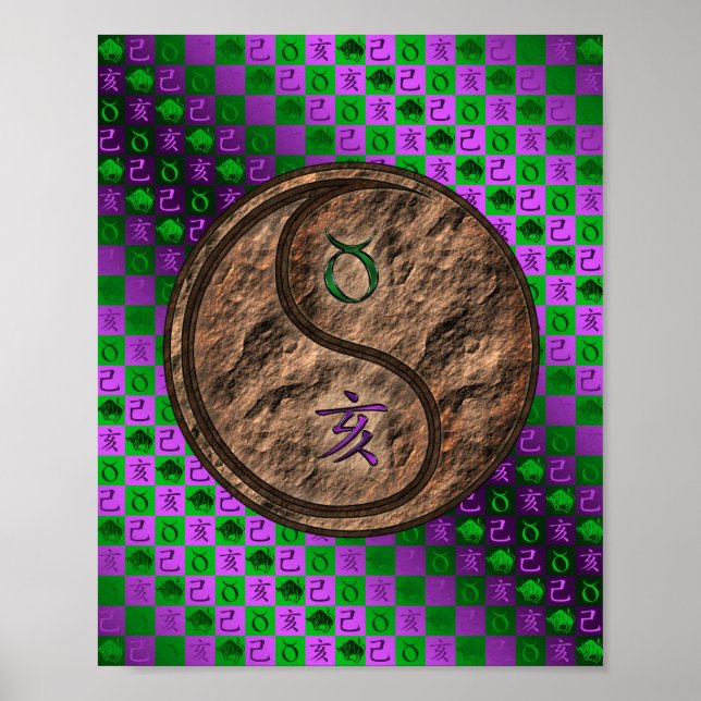 Póster Taurus y Earth Boar (Frente)