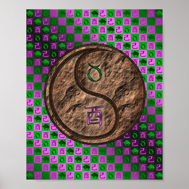 Póster Taurus y Earth Rooster (Frente)