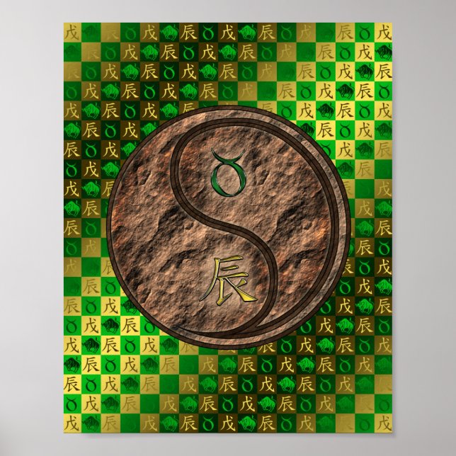 Póster Taurus y el dragón de la Tierra (Frente)