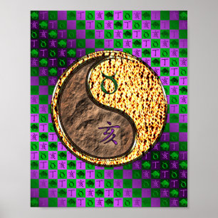 Póster Taurus y Fire Boar