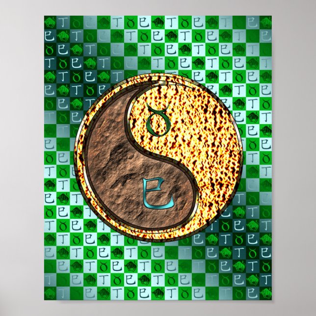 Póster Taurus y la serpiente contra incendios (Frente)