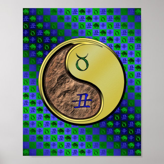 Póster Taurus y Ox Metalizado (Frente)