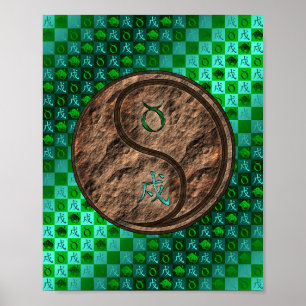 Póster Taurus y Perro de la Tierra
