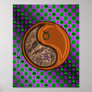 Póster Taurus y Wood Boar