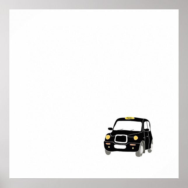 Póster Taxi de Londres (Frente)