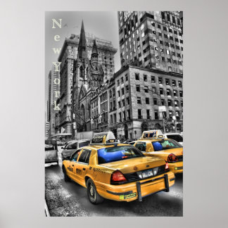 Póster Taxi de Nueva York