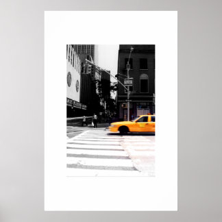 Póster Taxi en la caja