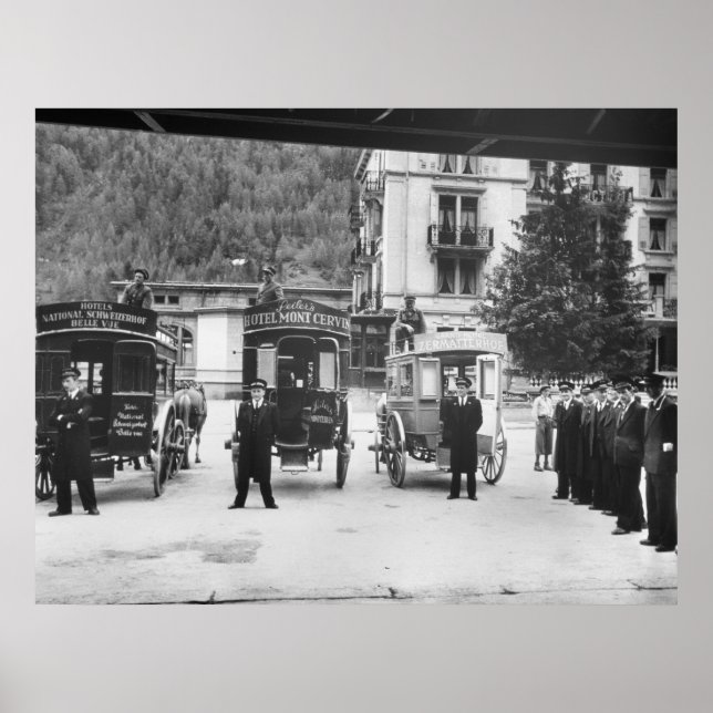 Póster Taxis de alta escala: 1954 (Frente)