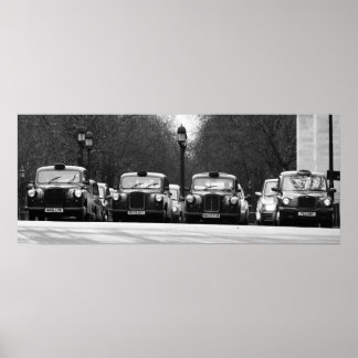 Póster Taxis de Londres