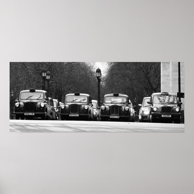 Póster Taxis de Londres (Frente)