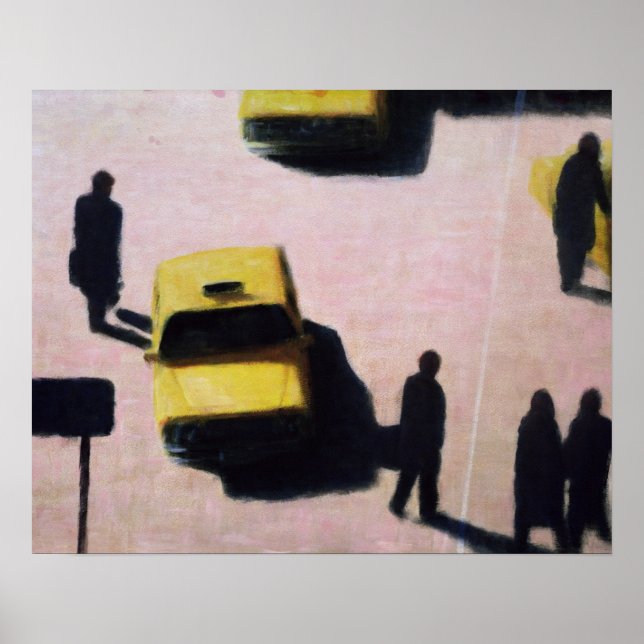Póster Taxis de Nueva York 1990 (Frente)