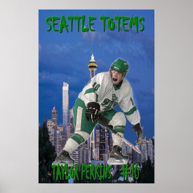 Póster Taylor Perkins - Tótem Seattle (Frente)
