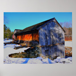 Póster Taylor Saw Mill-Winter Poster