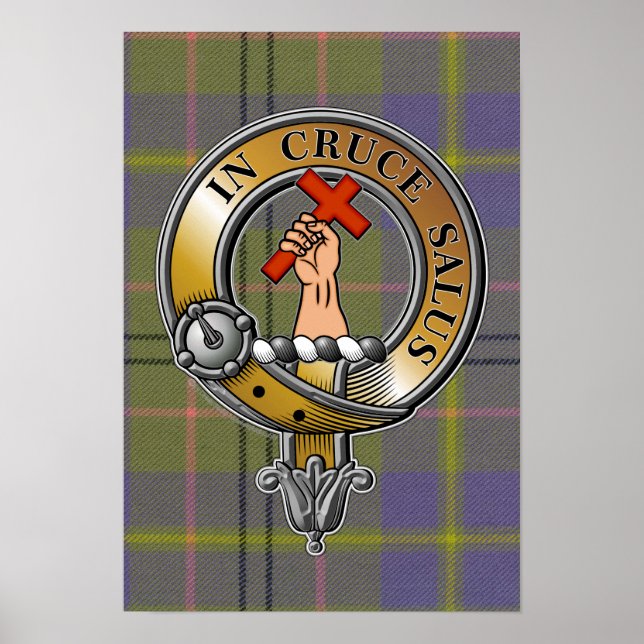 Póster Taylor Tartan & Badge (Frente)