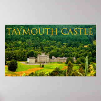 Póster taymouth castle