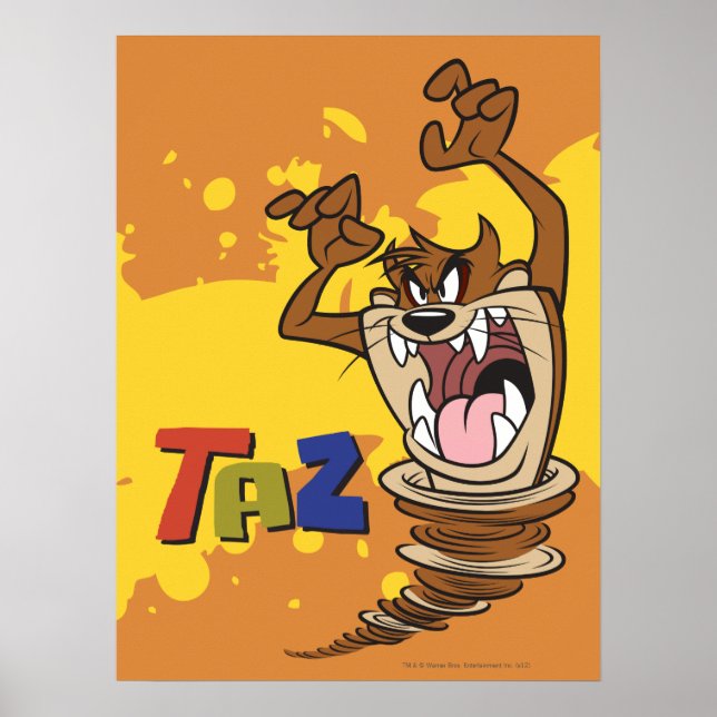 Póster TAZ salvaje™ (Frente)