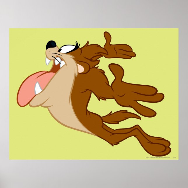 Póster TAZ™ sobrevolando el aire (Frente)