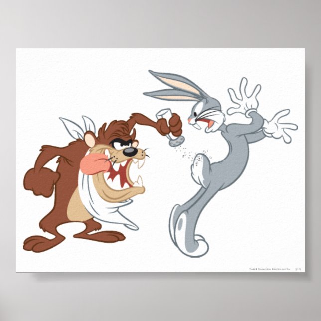 Póster TAZ™ y BUNNY™ (Frente)