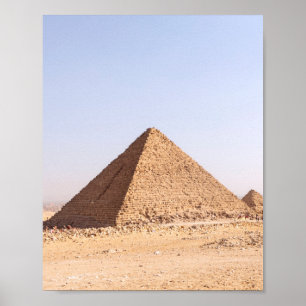Póster Taza de café de las Pirámides de Egipto