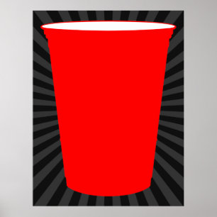 Póster taza de fiesta