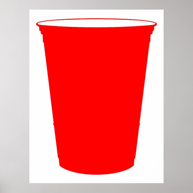 Póster taza de fiesta (Frente)