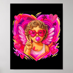 Póster Taza Hugvyn Cupido Corazón Día de San Valentín Xox