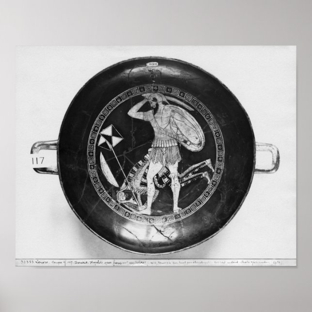 Póster Taza roja atlántica (Frente)