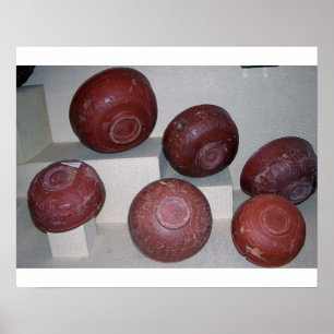 Póster Tazas de Dragondorff, c.150 A.C. (cerámica)