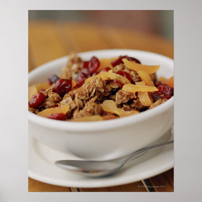 Póster Tazón de granola (Frente)