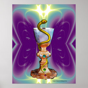 Póster TAZÓN DE HIGÍA - Medicina, Farmacia