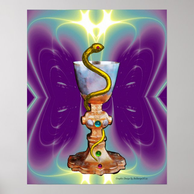 Póster TAZÓN DE HIGÍA - Medicina, Farmacia (Frente)