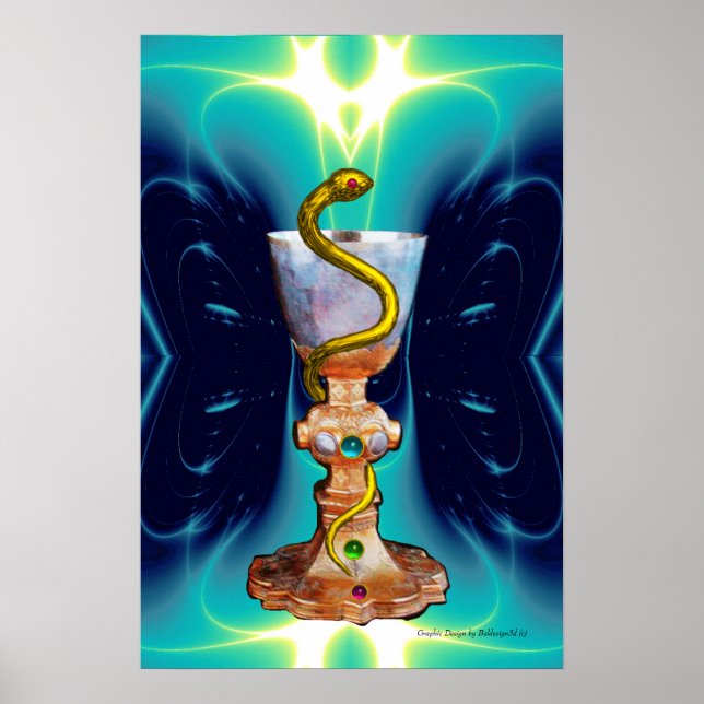 Póster TAZÓN DE HIGÍA - Medicina, Farmacia (Frente)