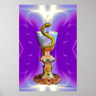 Póster TAZÓN DE HIGÍA - Medicina, Farmacia