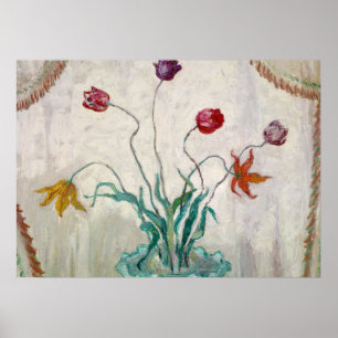 Póster Tazón de tulipanes por Florine Stettheimer
