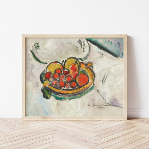 Póster Tazón de vida de fruta   George Leslie Hunter